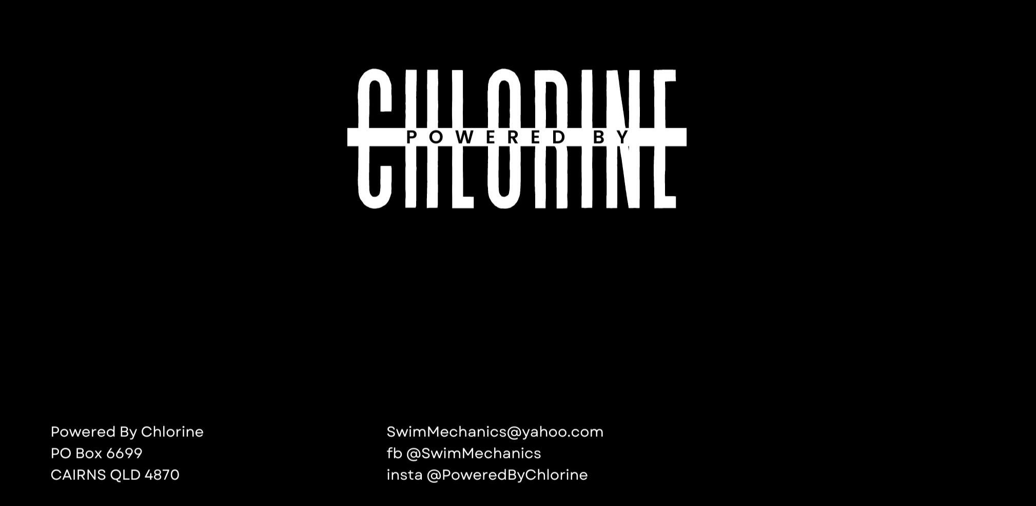 Powered By Chlorine - Statement streetwear for swimmers serious about swimming